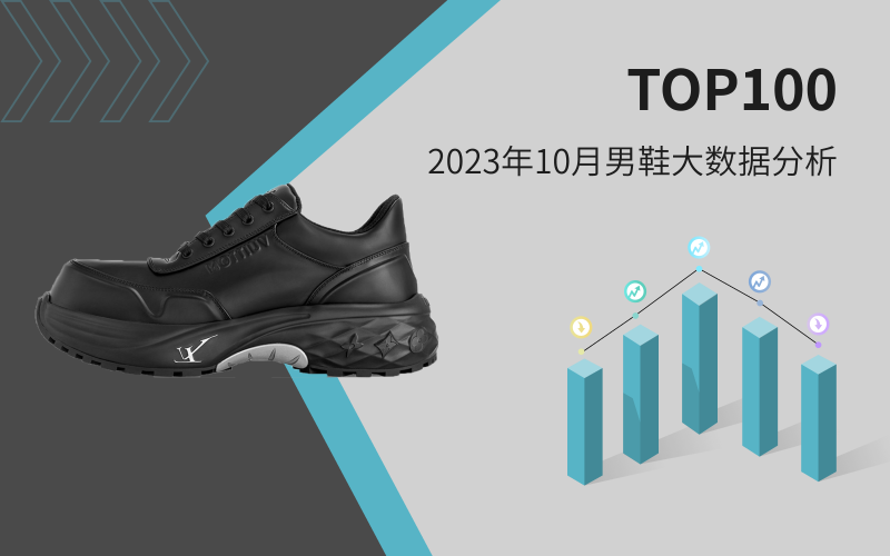 TOP 100 | 2023年10月男鞋大数据分析