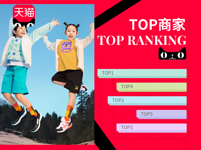 天猫TOP10 | 运动童鞋榜单天猫数据分析