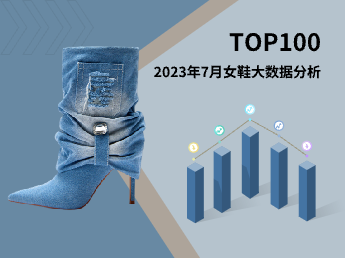 TOP 100 | 2023年7月女鞋大数据分析